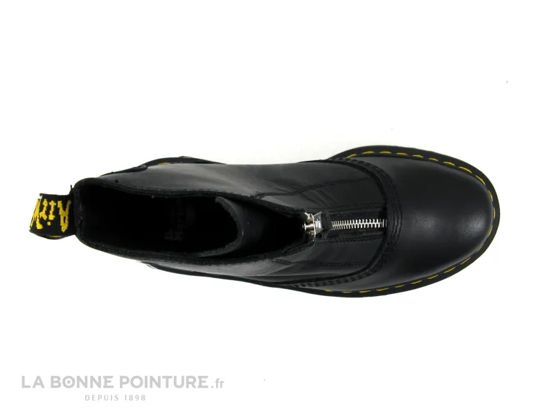 Achat chaussures Dr Martens Femme Boots, vente Dr Martens JETTA black 27656001 Sendal - Boots plateforme noire avec zip