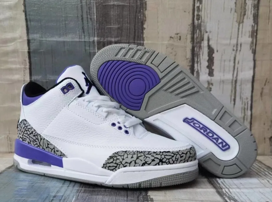 Baskets Air Jordan 3 Dark Iris