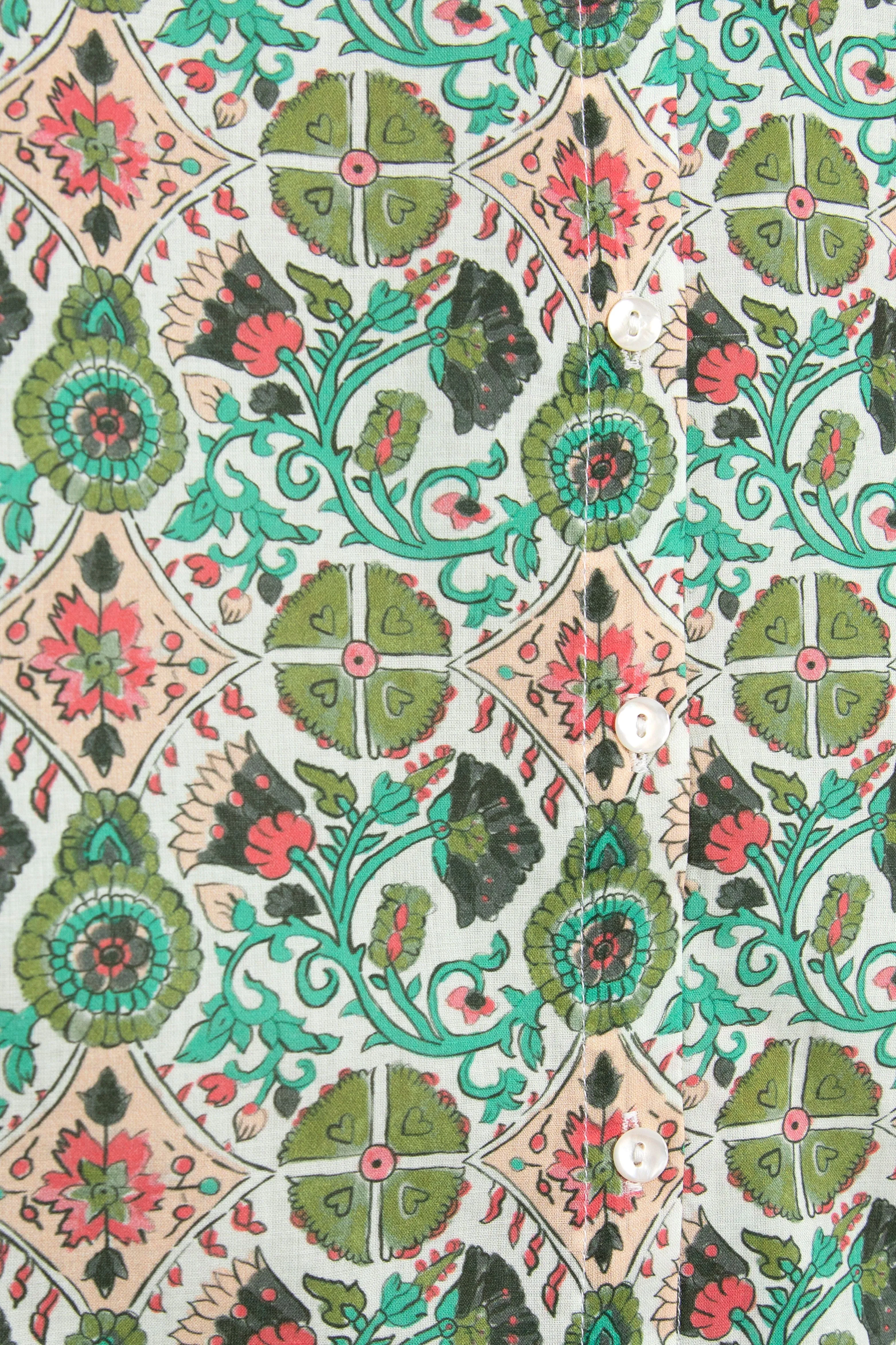 Blouse avec imprimé - vert