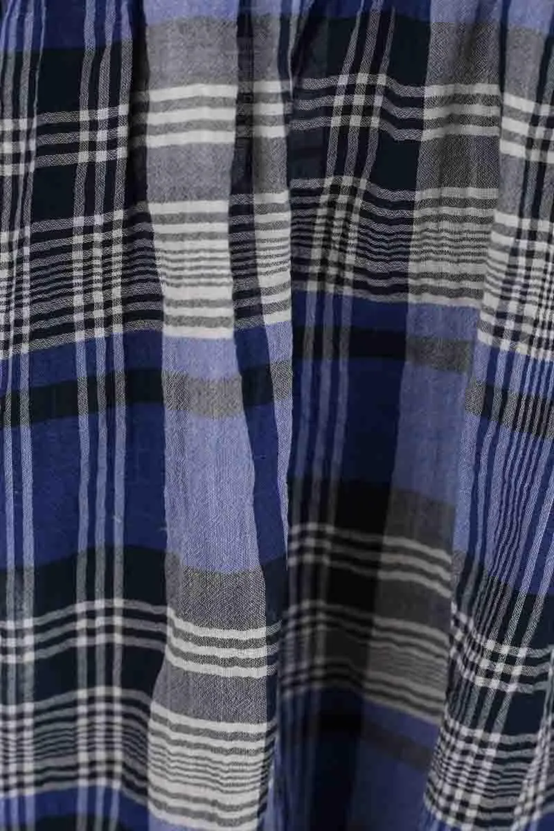 Blouse Gerard Darel bleue en coton, taille 36, collection Femme, très bon état.