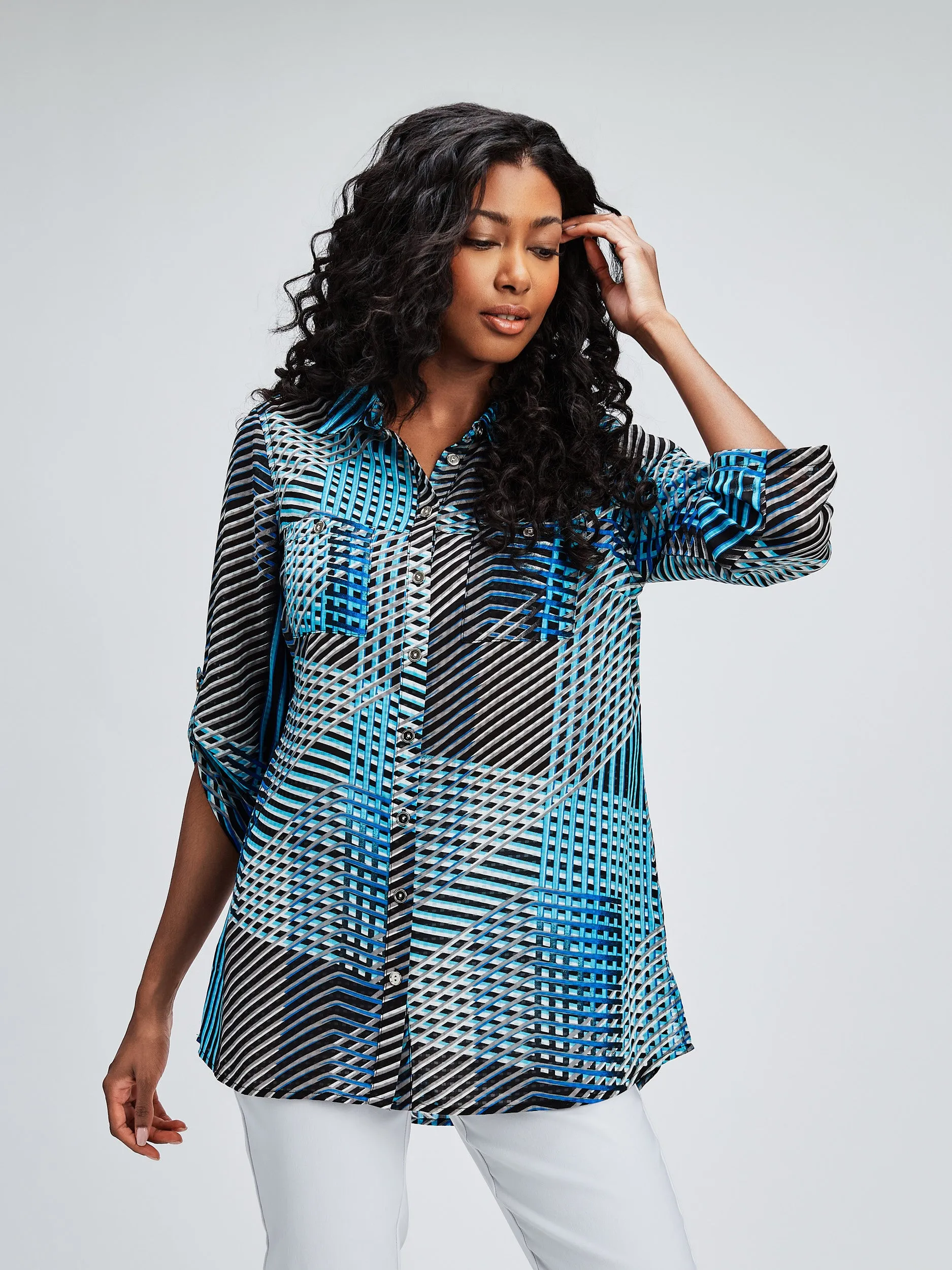 Blouse à manches 3/4