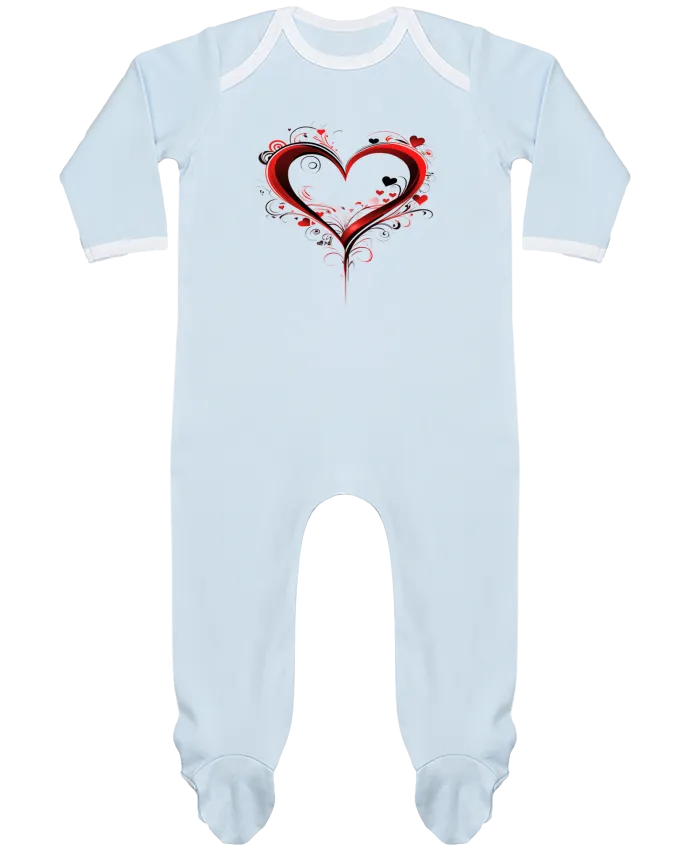 Body Pyjama Bébé coeur par mrzouzou