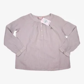 BONPOINT 8 ans Blouse à rayures brodée