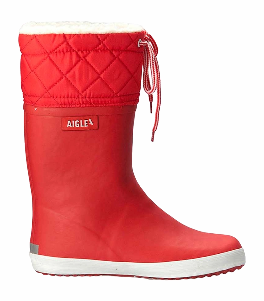 Bottes en Caoutchouc Aigle Kids Giboulee 2 Rouge/Blanc