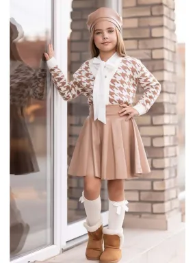Brown - Girls` Suit
