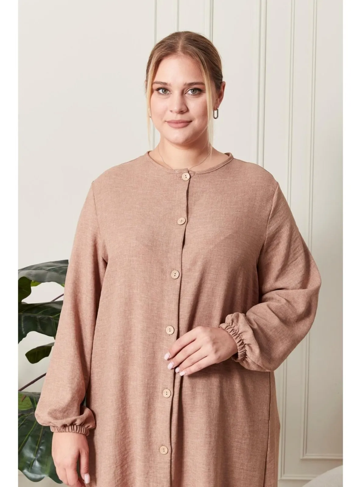 Brown - Plus Size Suit