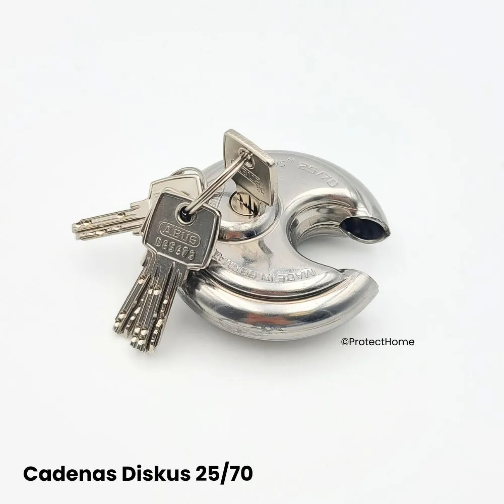 Cadenas abus diskus 25/70 avec 5 clés
