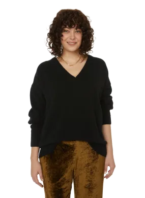 CAES  Pull oversize en laine mérinos - Noir