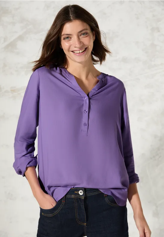 CECIL Blouse en couleur unie 