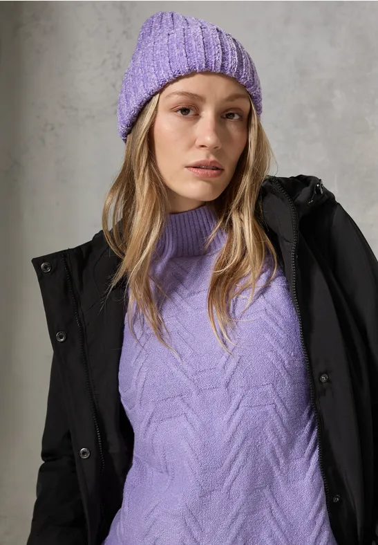 CECIL Bonnet chenille 