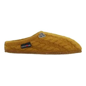 Chaussons Haflinger walktoffel herzerl jaune