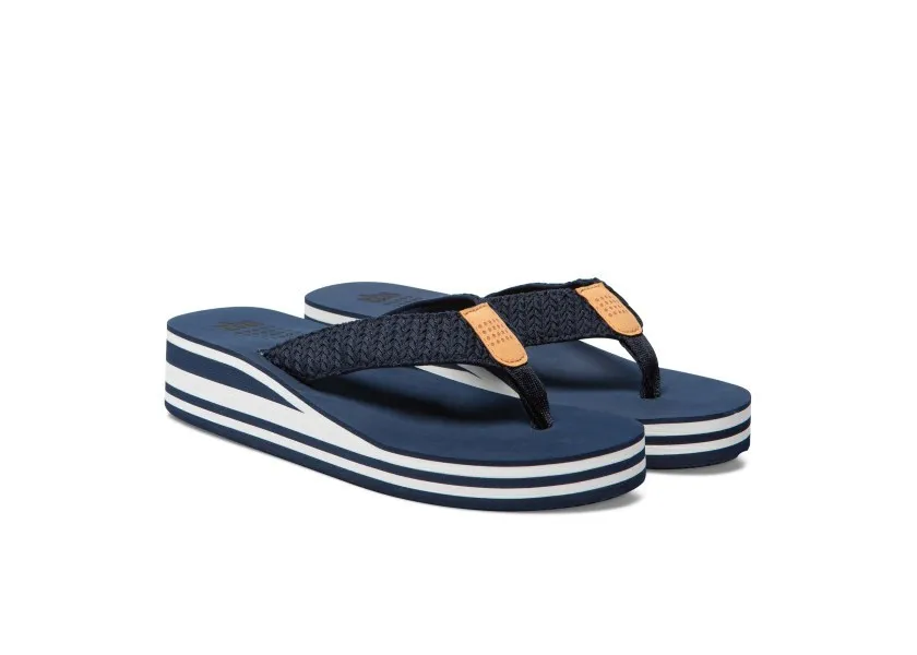 Claquettes femme GRANADA / blanc et bleu marine à partir de 26,95 € | SVB