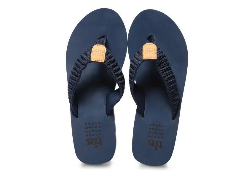 Claquettes femme GRANADA / blanc et bleu marine à partir de 26,95 € | SVB