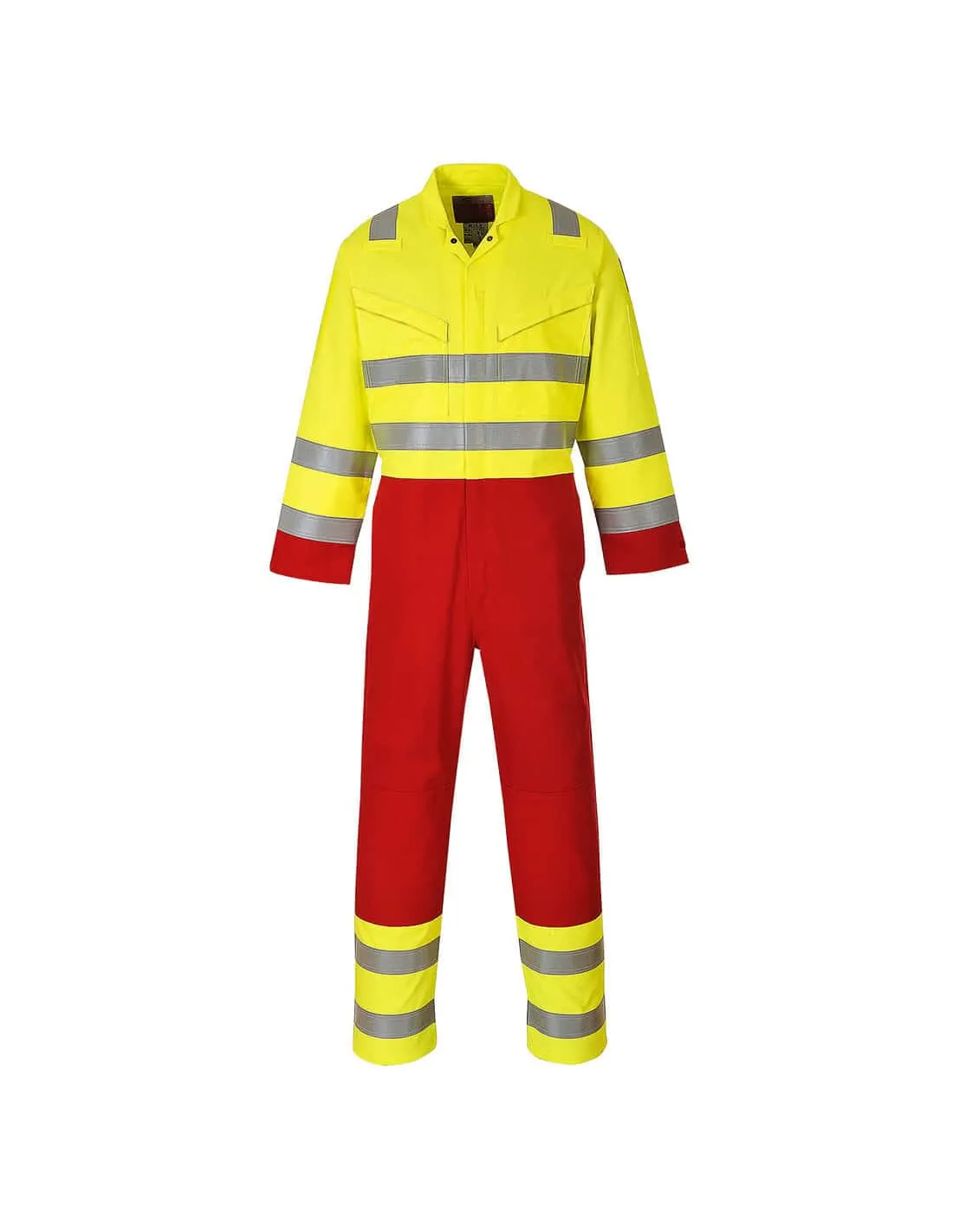 Combinaison Bizflame Services couleur : Jaune taille XXXL - PORTWEST - - FR90YERXXXLPORTWEST