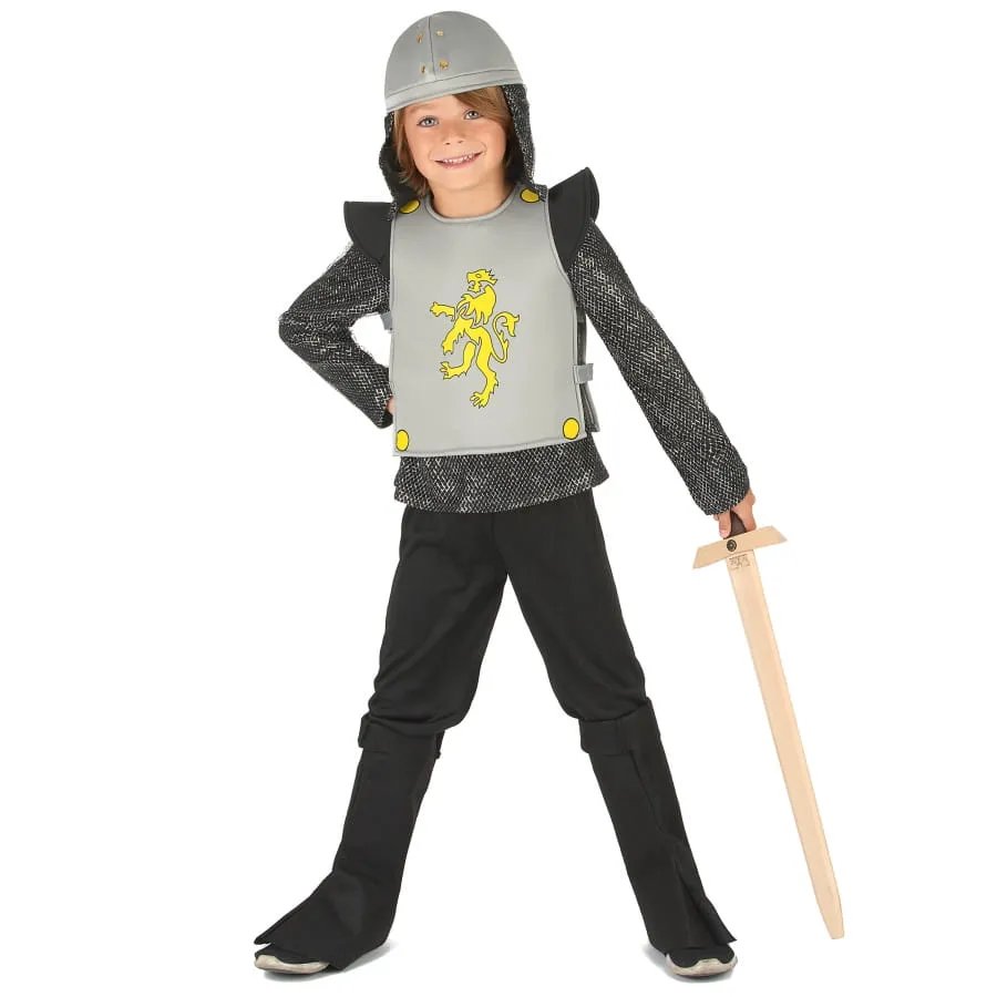 Costume de petit Chevalier blason Lion