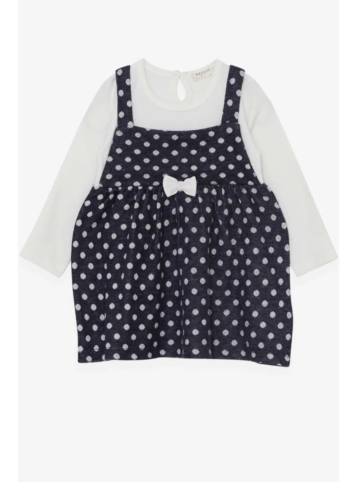 Dark Blue - Girls` Dress