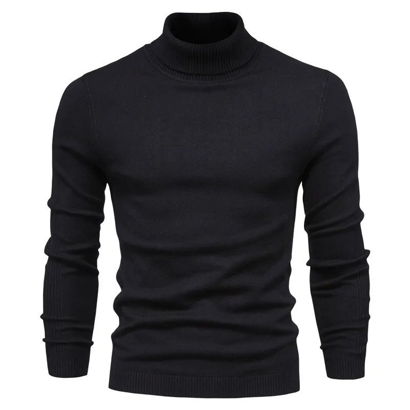 Eaton - Pull à col roulé slim-fit pour hommes