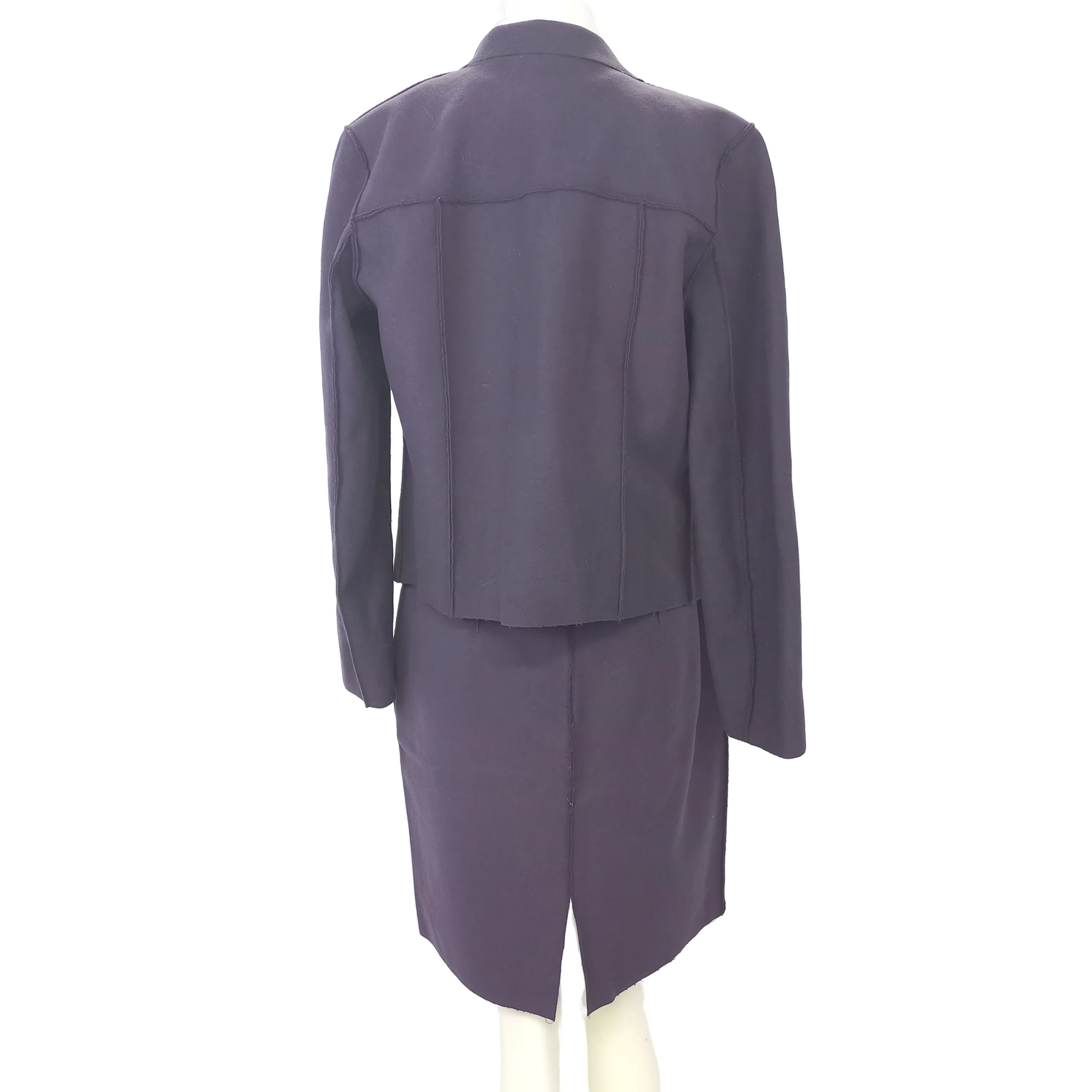 Ensemble veste et jupe - Carbone - T.38