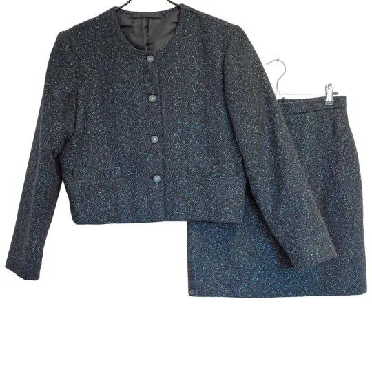 FAIT MAIN - Ensemble veste et jupe texturisés - 34 - Femme
