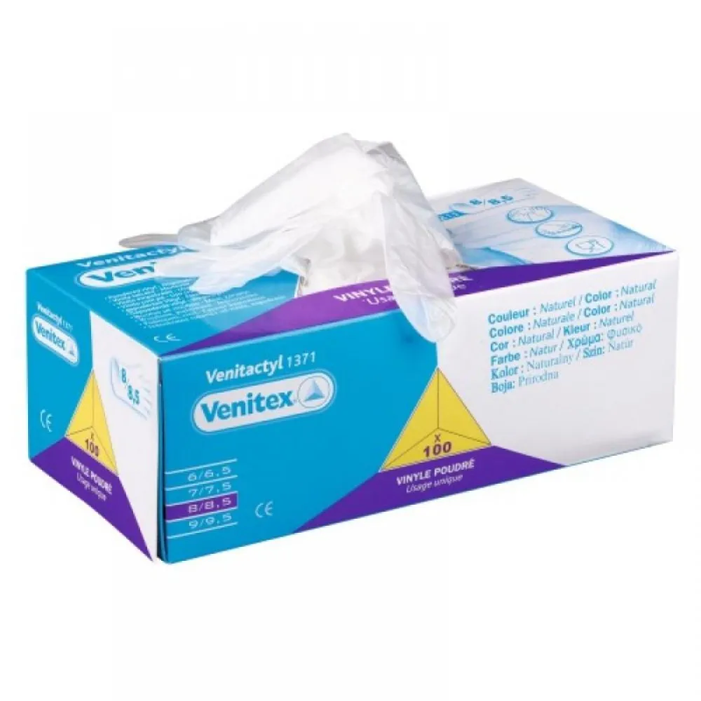 Gants jetables - vinyl - Venitactyl 1371 DELTA PLUS sur Bricozor