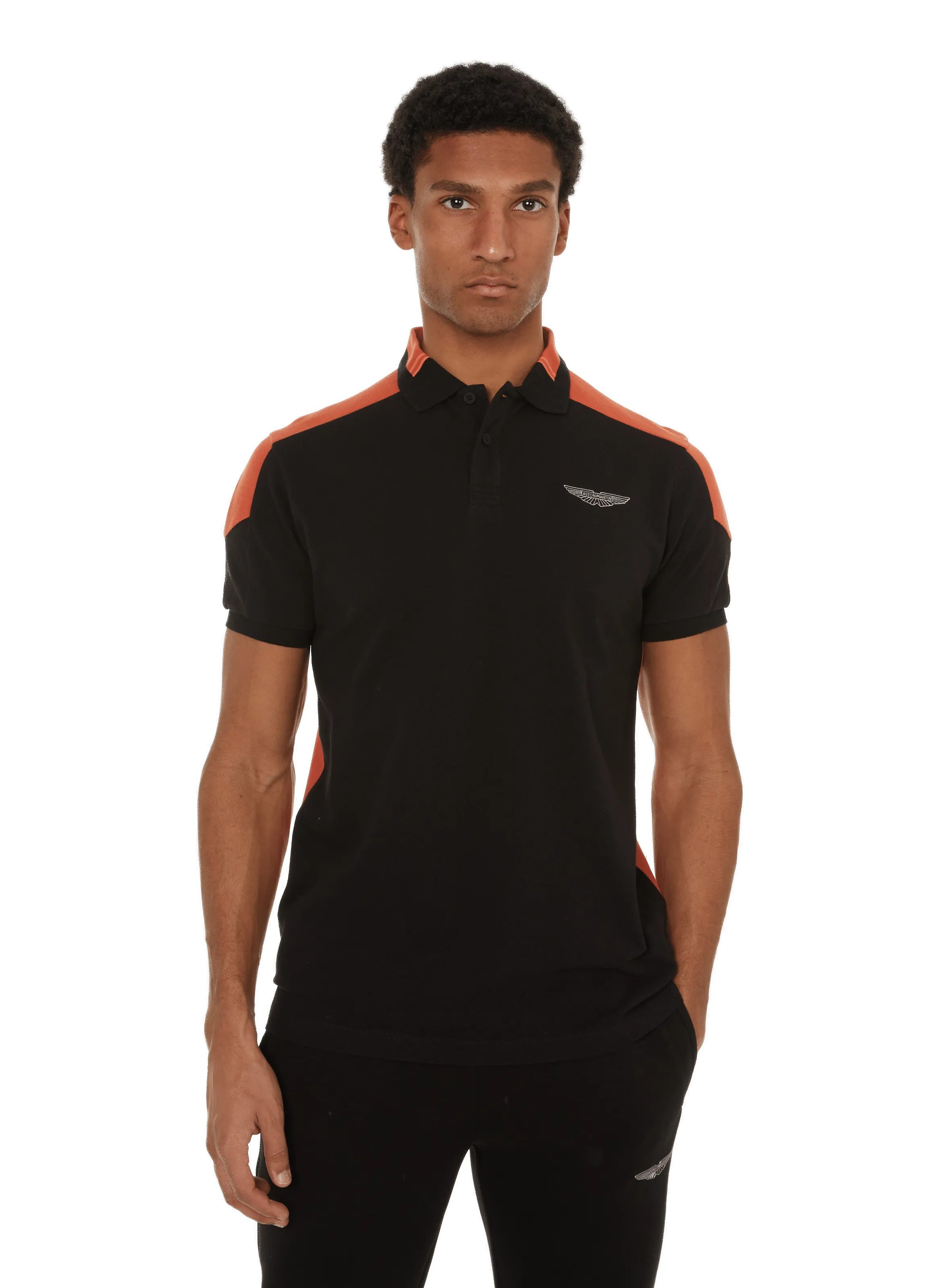HACKETT  Polo en coton  - Noir