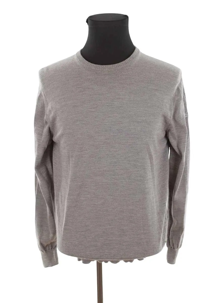 HOMME Pull en laine Boss gris. Matière principale laine. Taille L