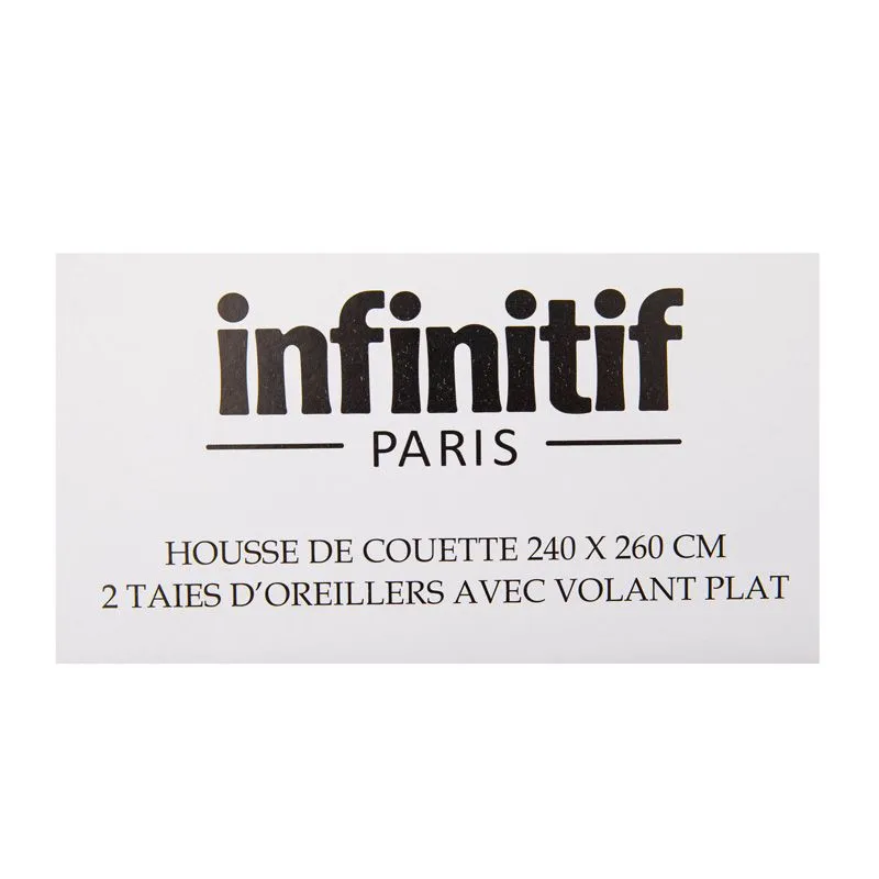 Housse de couette + 2 taies harris imprime 260x240 Mixte INFINITIF à 