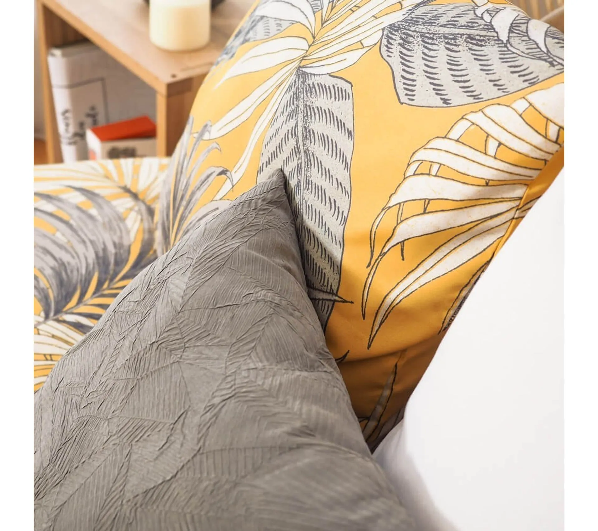 Housse De Couette 240x220 Aquilie + 2 Taies Microfibre Recyclée