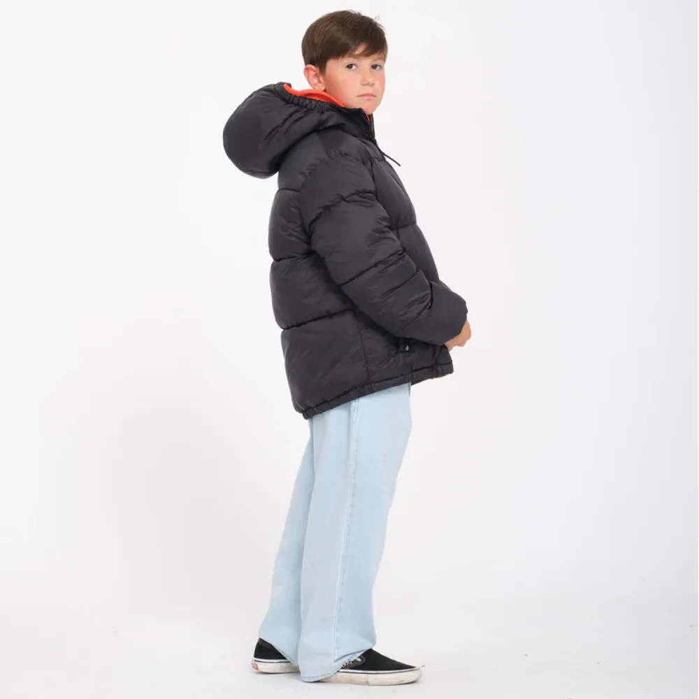 Kids Iconic Jacket Reversible Brown