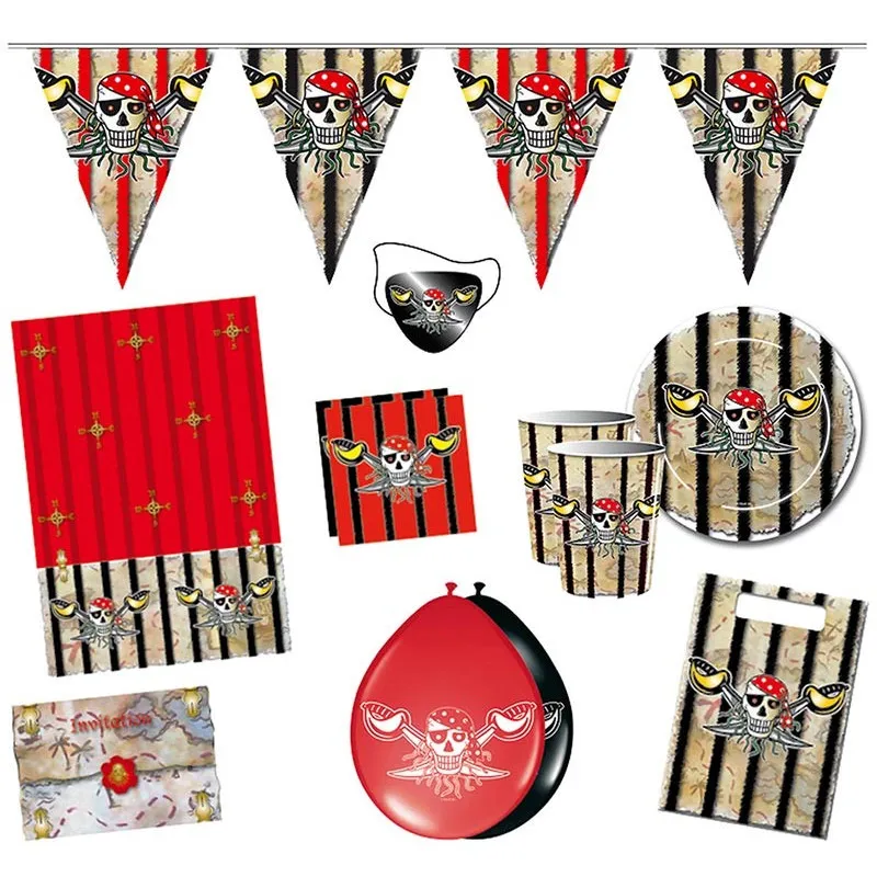 Kit Anniversaire Pirate 8 Enfants