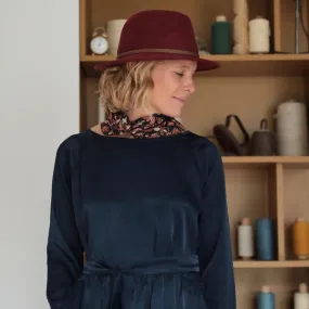Le chapeau Edouard - bordeaux