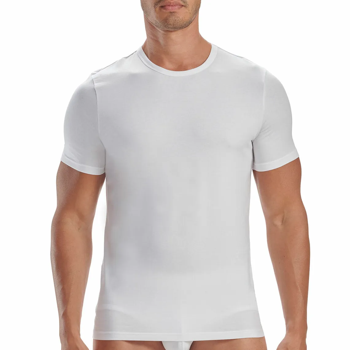 Lot de 3 tee-shirts col rond homme Active Core Coton Adidas blanc | 3 Suisses