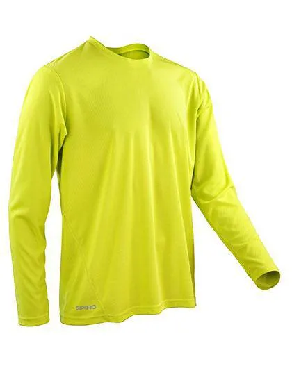 Lot de 5 T-Shirts Vierges Spiro S254M à Manches Longues Pour Homme