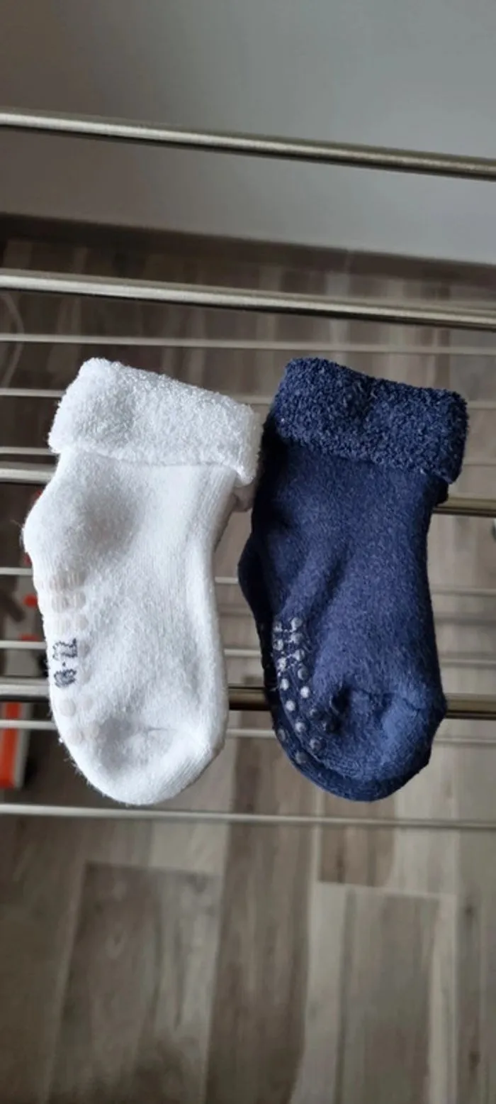 Lot de chaussettes antidérapantes 4 paires DPAM en 19-22 - Du Pareil au Même | Beebs