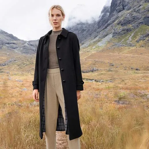 Manteau en loden et alpaga Steinbock®