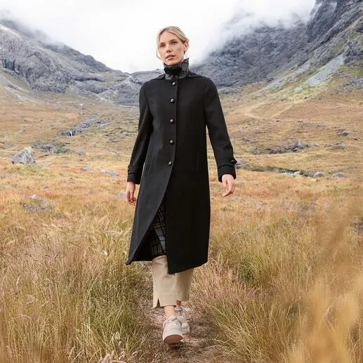 Manteau en loden et alpaga Steinbock®