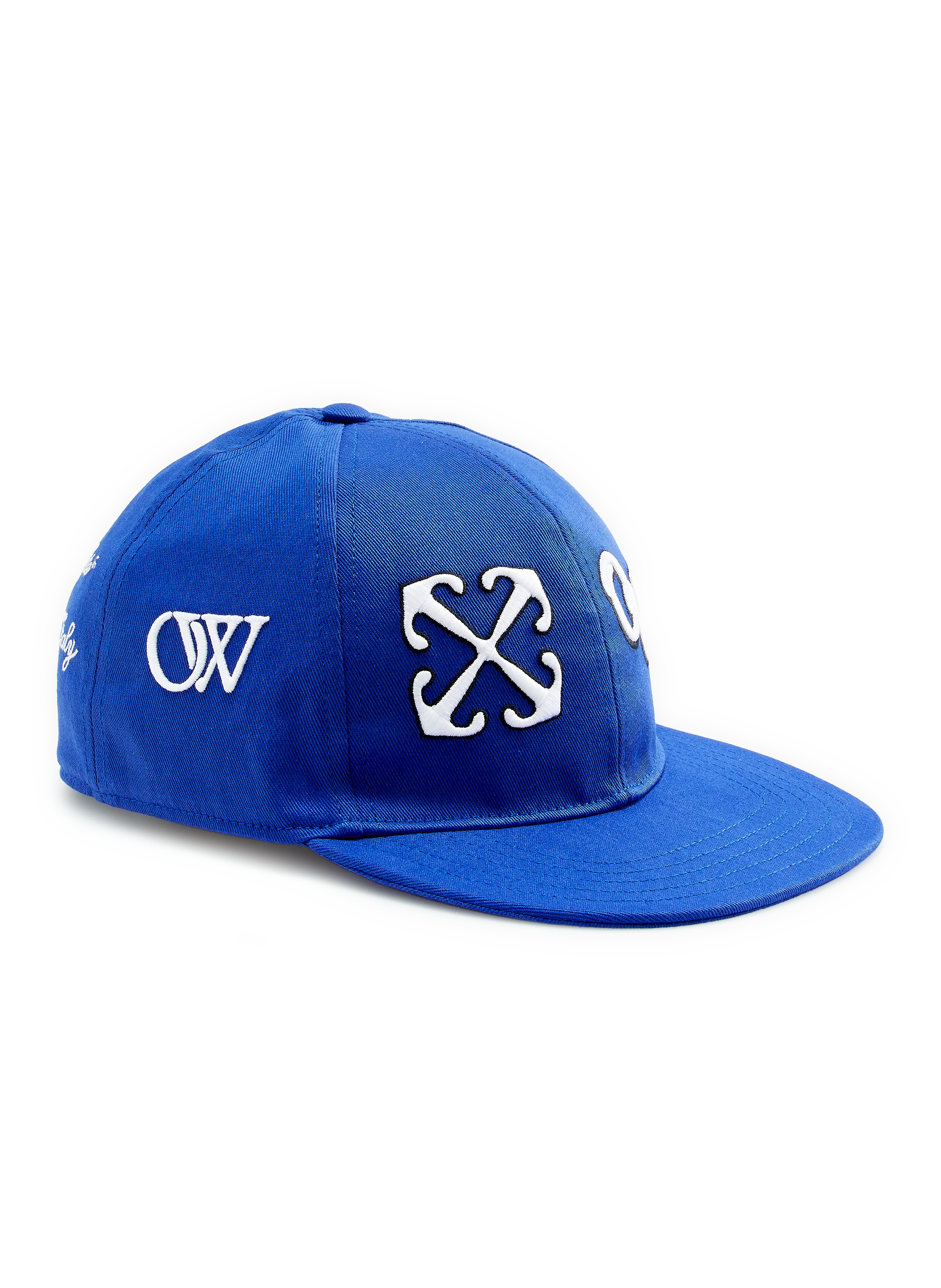OFF-WHITE  Casquette en coton  - Bleu
