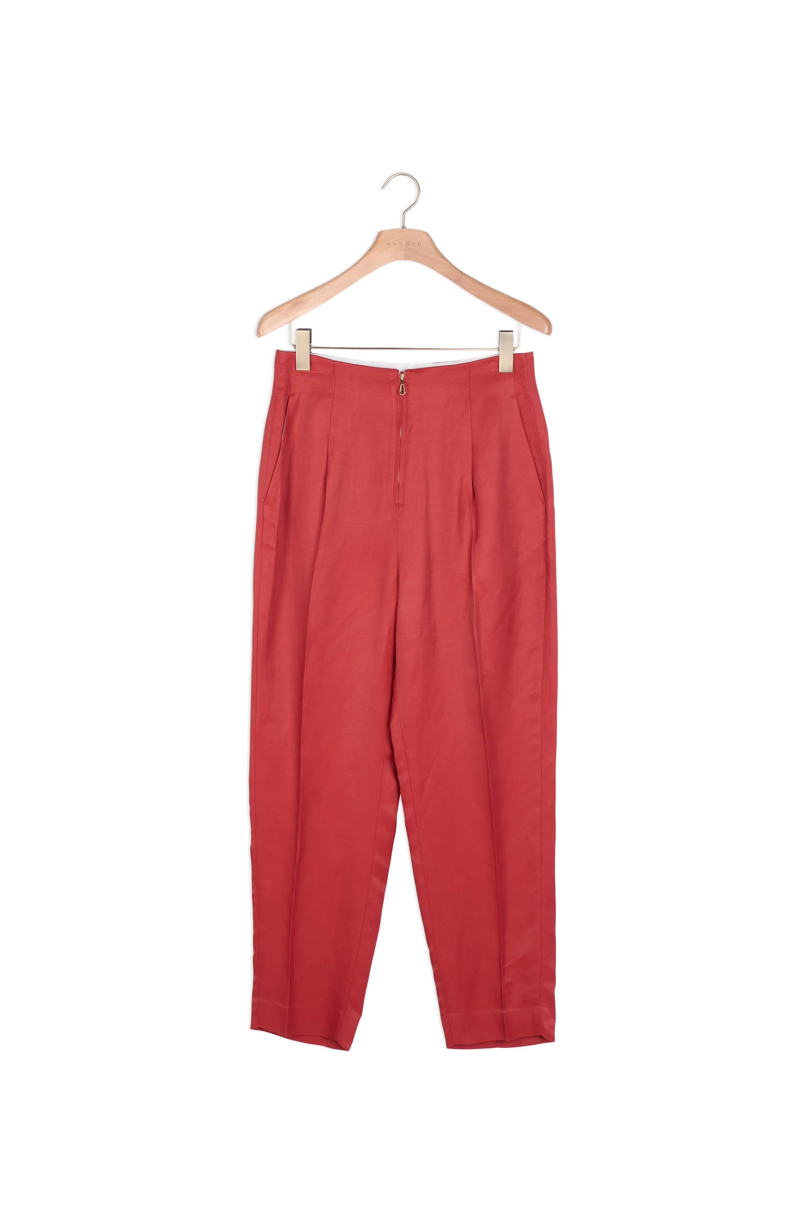 Pantalon de tailleur taille haute