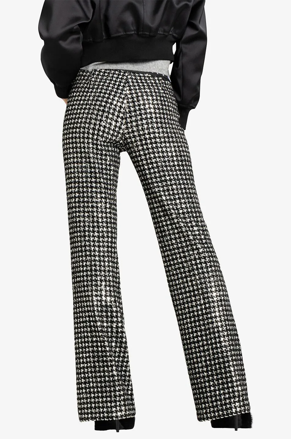 Pantalon motif pied-de-poule Francis