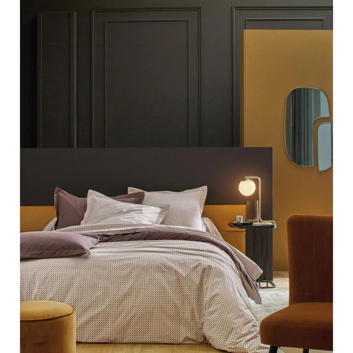 Parure Housse de Couette et 2 Taies d'Oreiller Violet | 3 Suisses