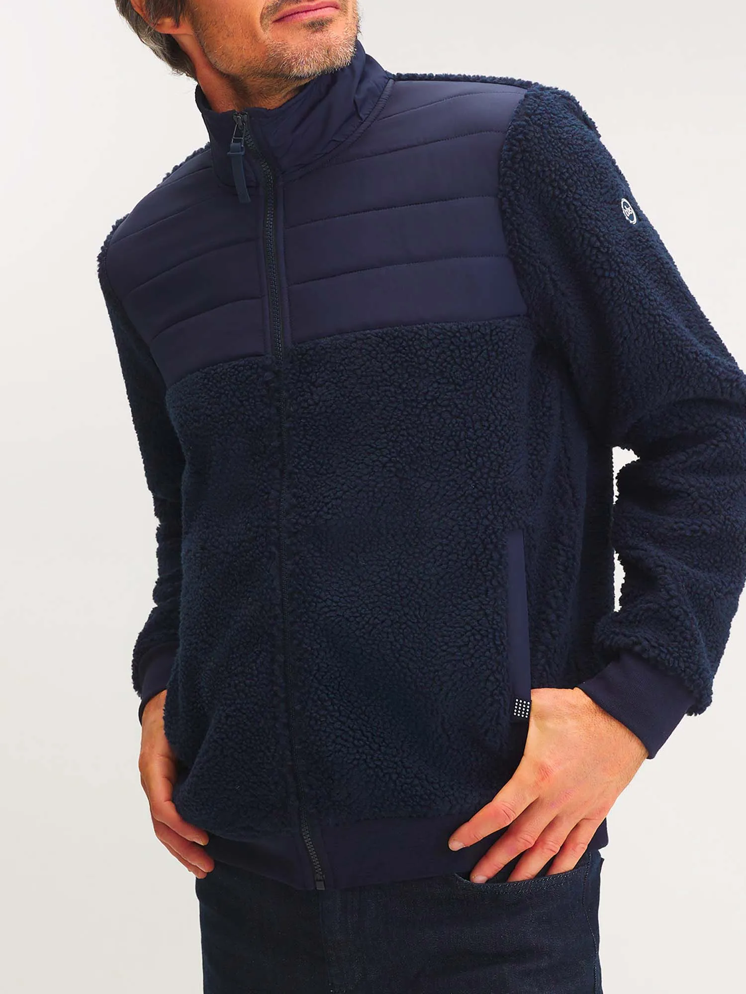 Polaire Homme Manches Longues Sherpa Marine tbs