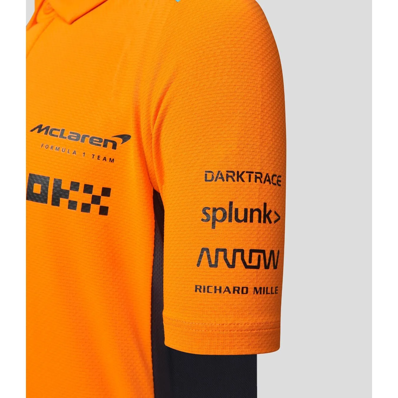 Polo MCLAREN Castore Team Replica Orange pour enfant