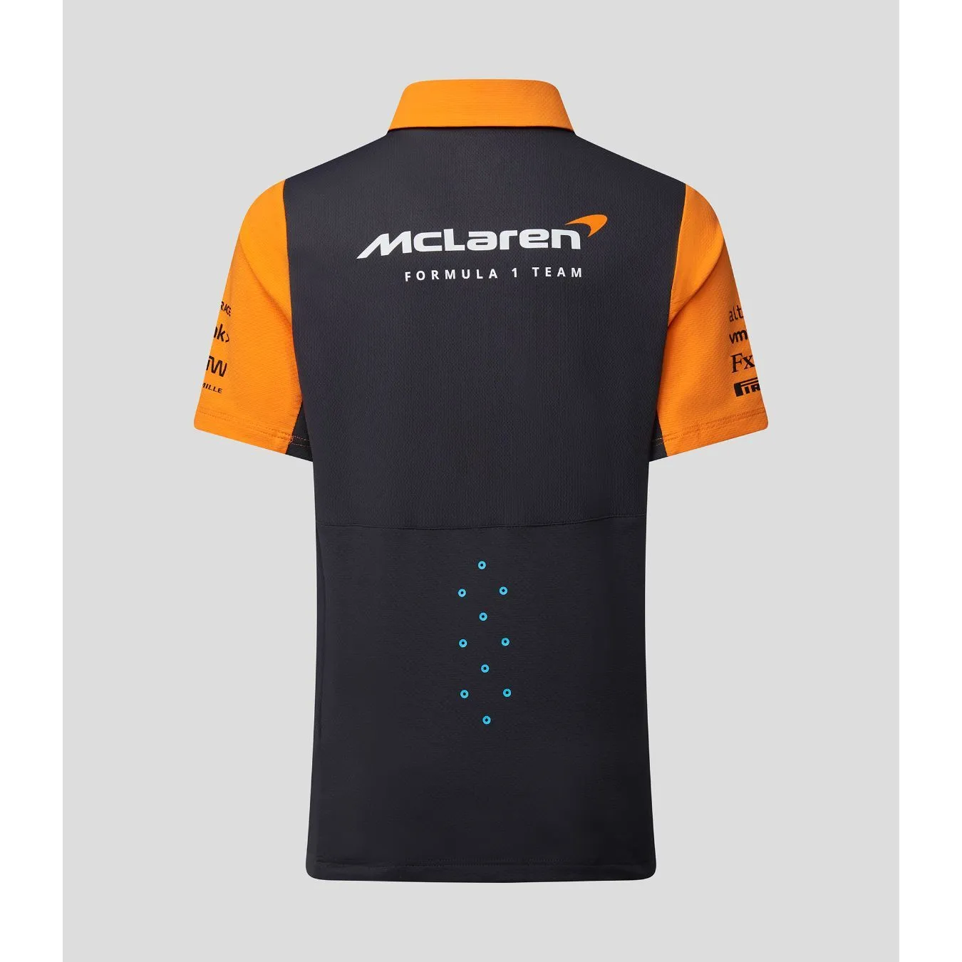 Polo MCLAREN Castore Team Replica Orange pour enfant
