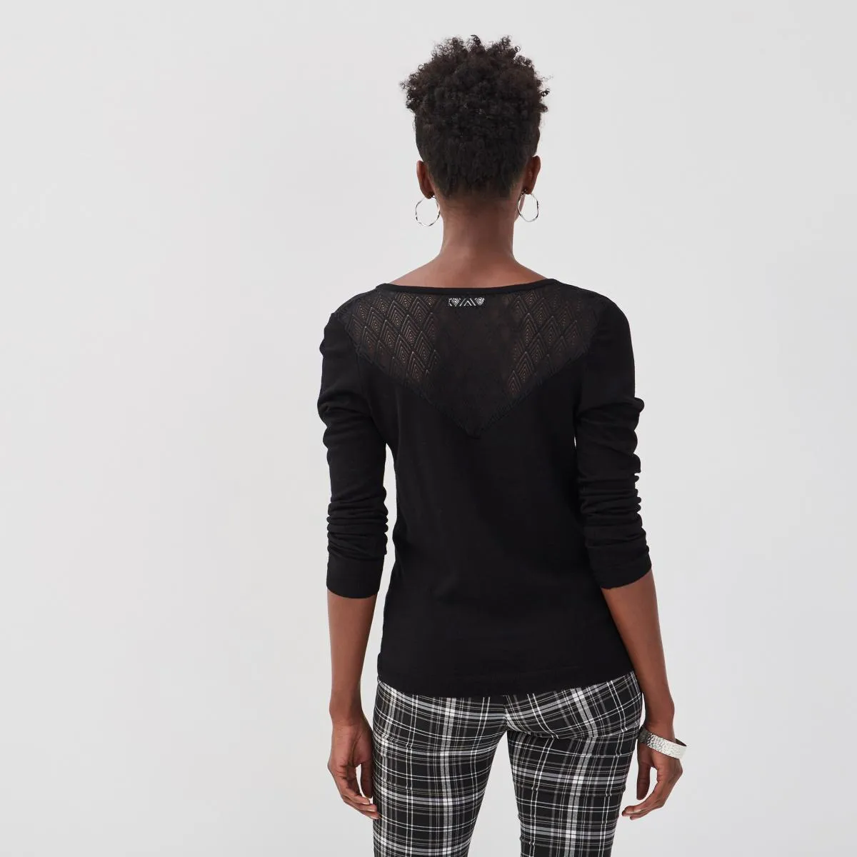 Pull détails ajourés | Pull 3 SUISSES