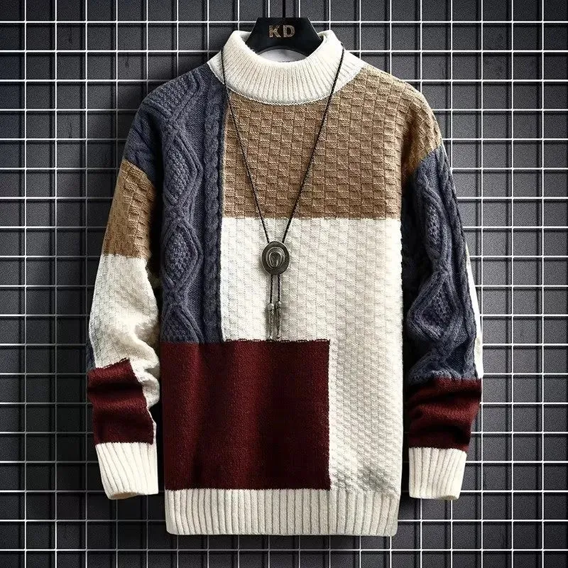 Pull en tricot doux pour hommes