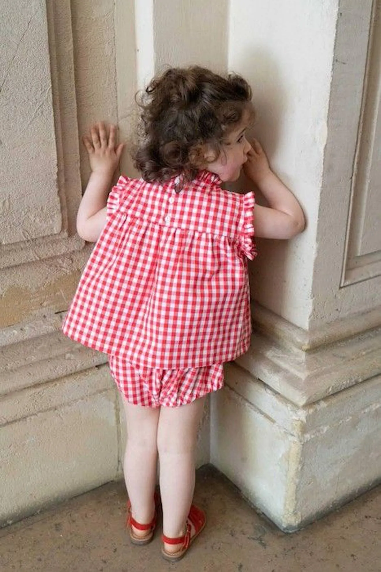 Robe bébé Jolly rouge - Risu Risu