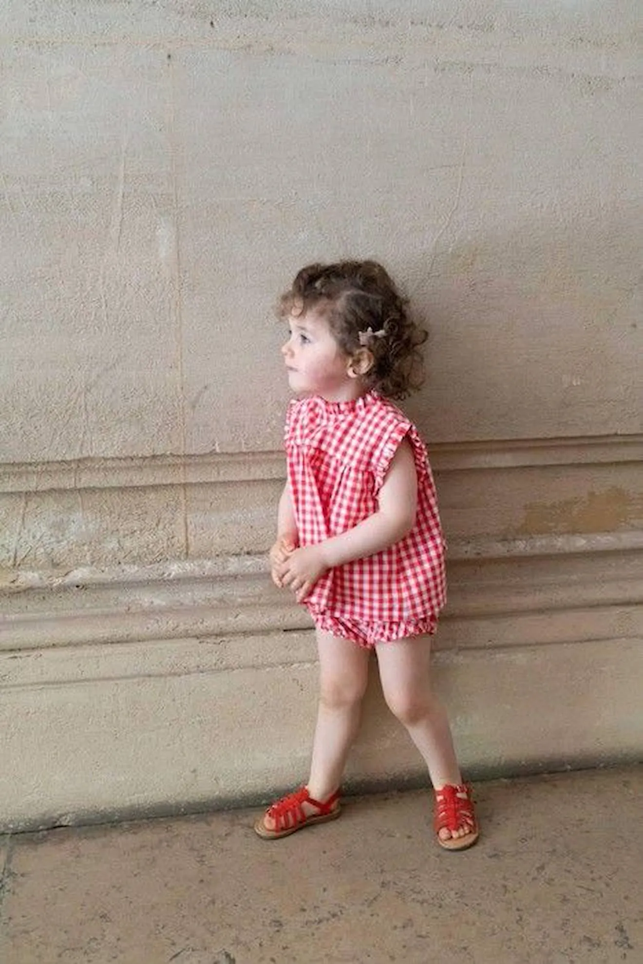 Robe bébé Jolly rouge - Risu Risu