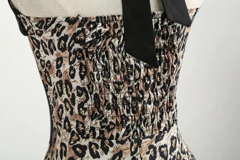 Robe Vintage Années 90 Léopard