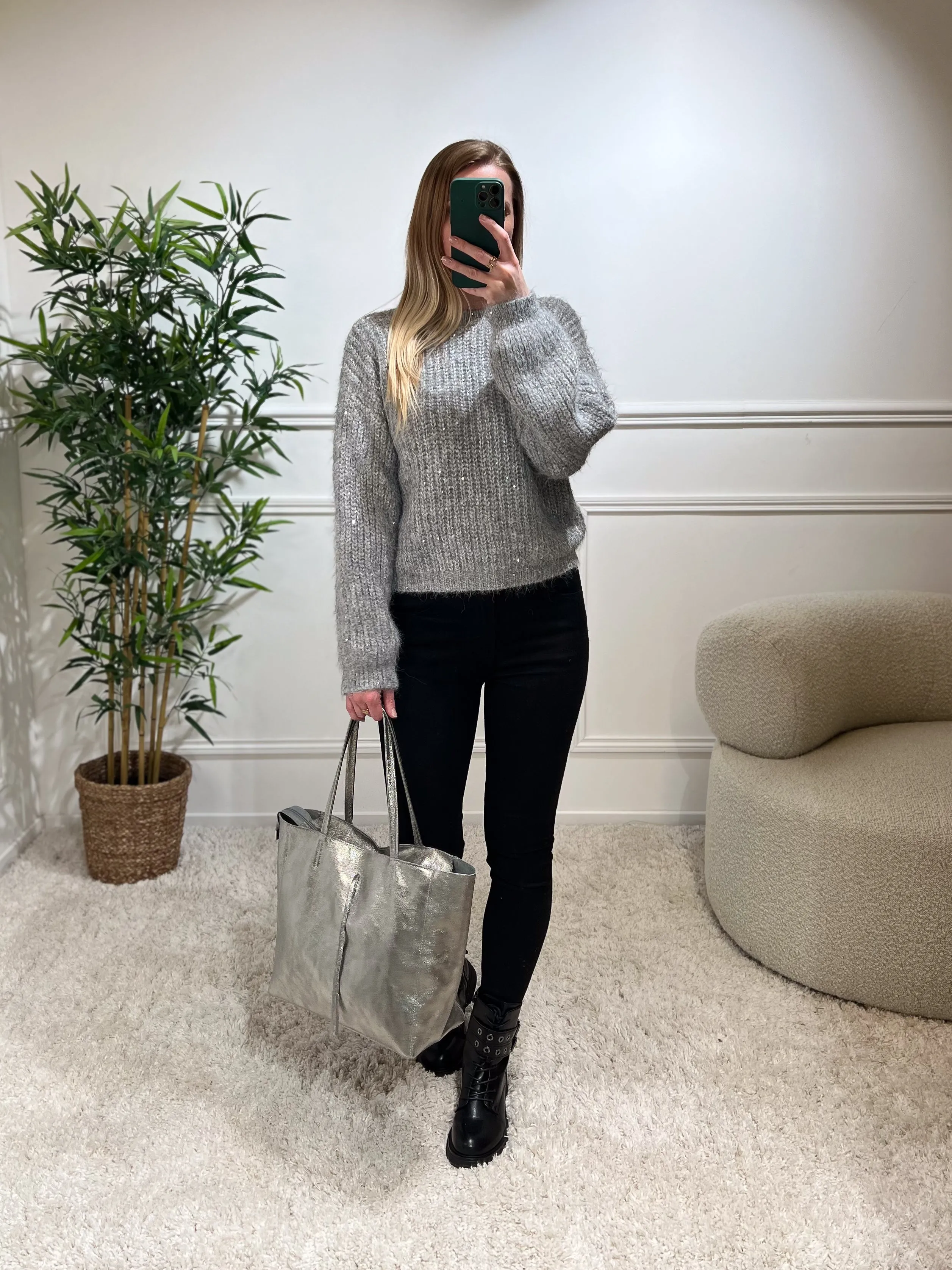 Sac OCTOBER argenté