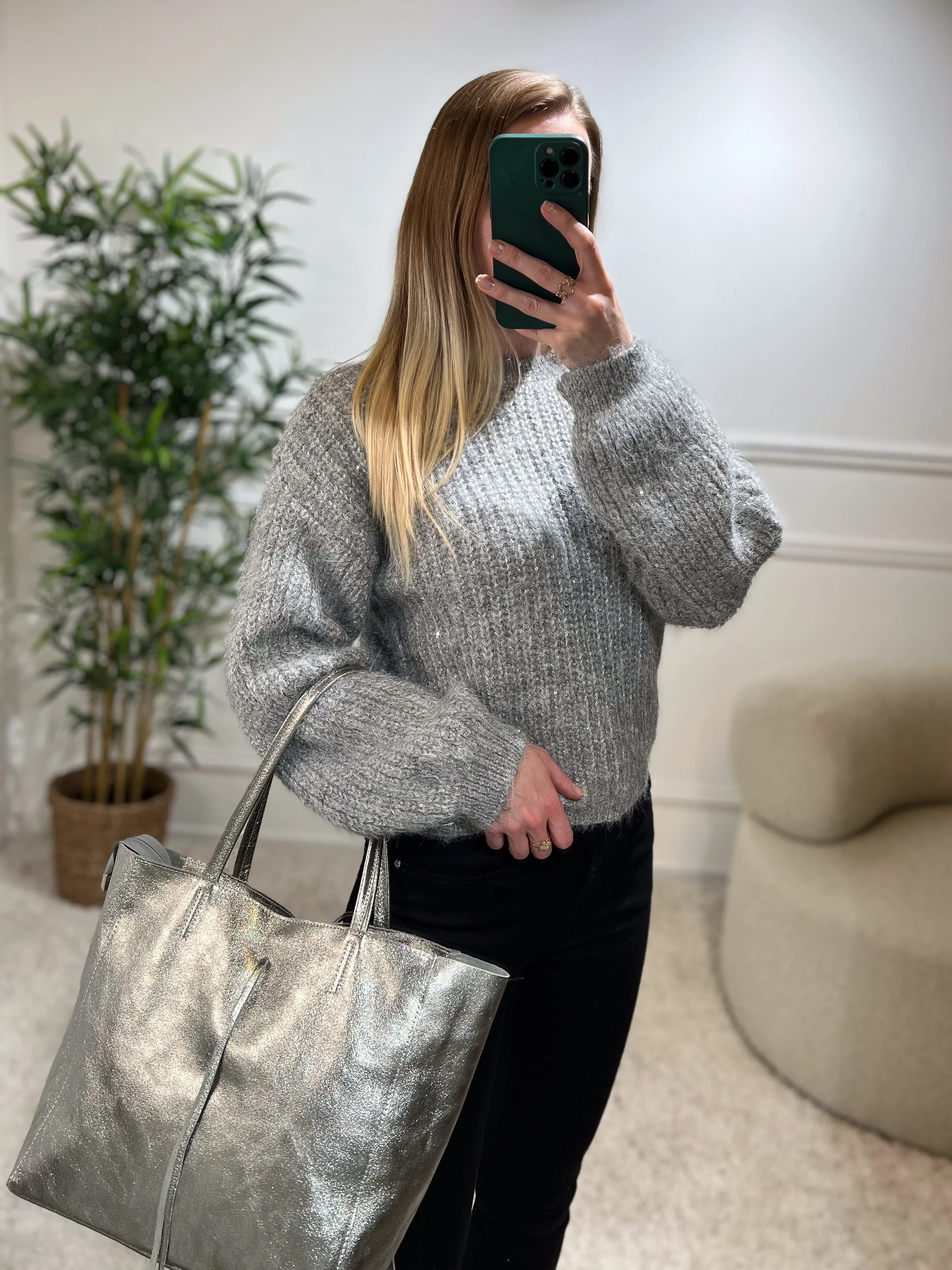 Sac OCTOBER argenté